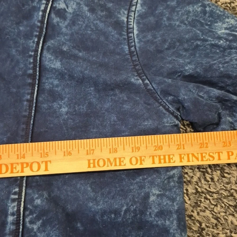 Superdry Sport Denim Jacket Mens Large Blue Full Zip‎